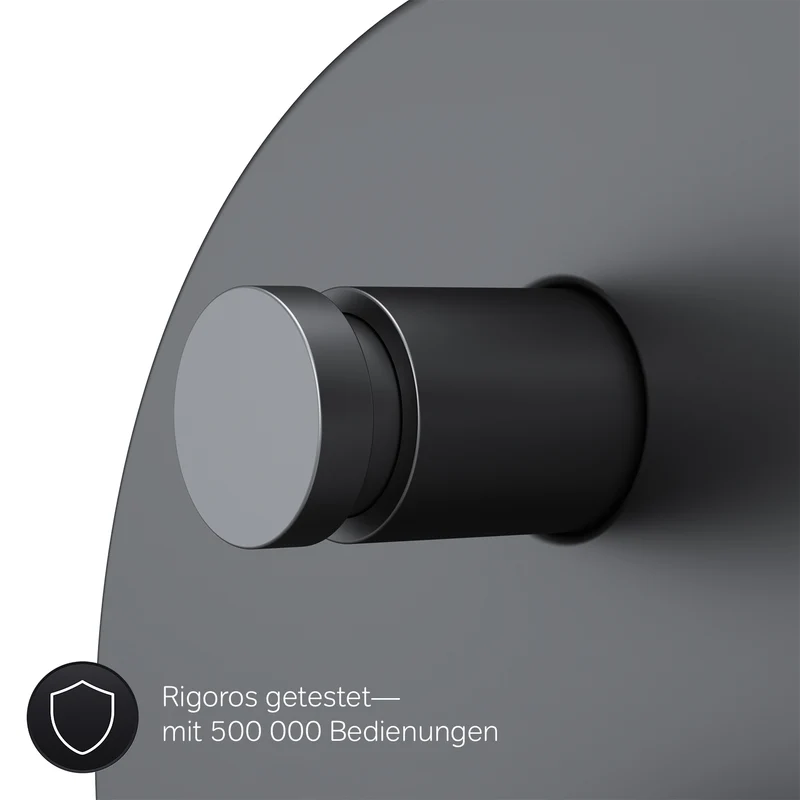 Unterputz-Wannenarmatur X-Joy S für Wandmontage, Schwarz – FXB45022