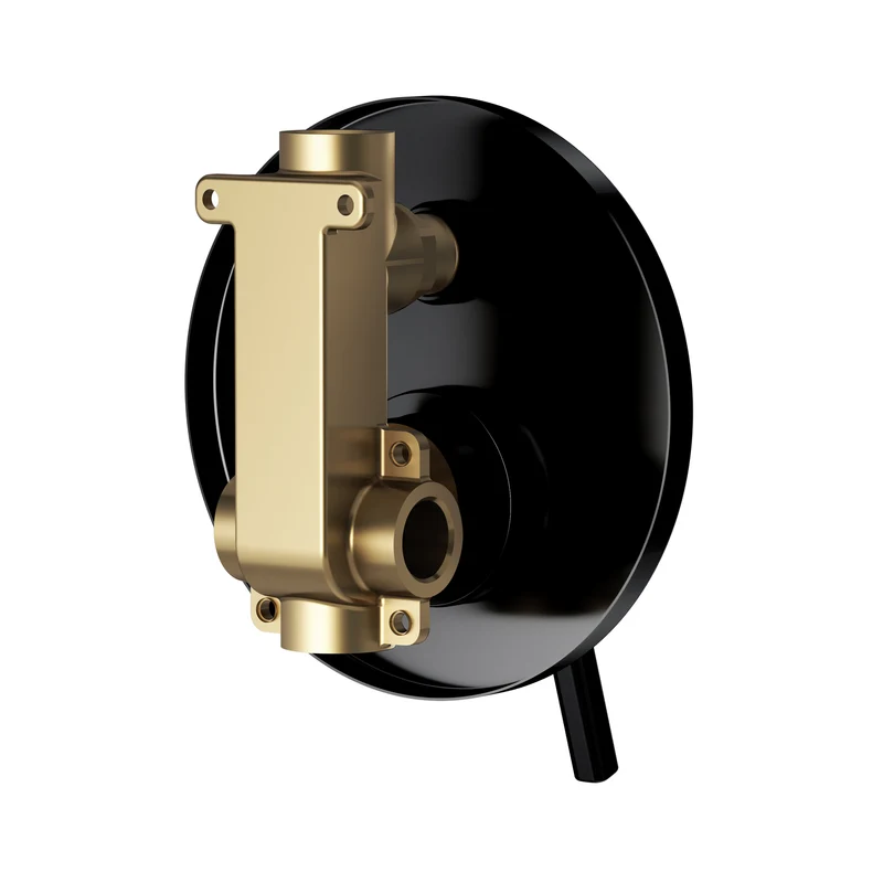 Unterputz-Wannenarmatur X-Joy S für Wandmontage, Schwarz – FXB45022