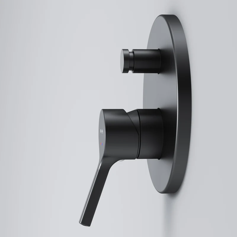 Unterputz-Wannenarmatur X-Joy S für Wandmontage, Schwarz – FXB45022