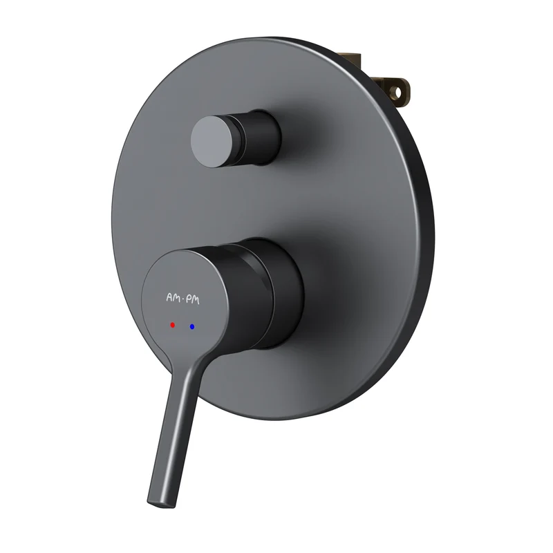 Unterputz-Wannenarmatur X-Joy S für Wandmontage, Schwarz – FXB45022