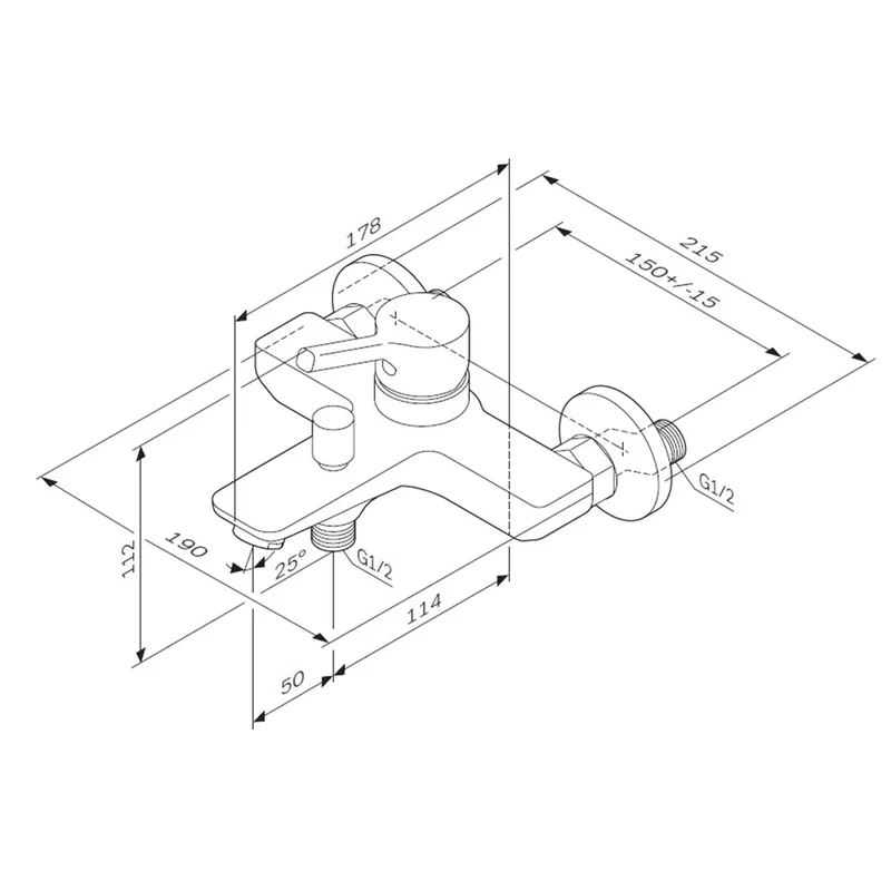 Wannenarmatur X-Joy S – FXB10000