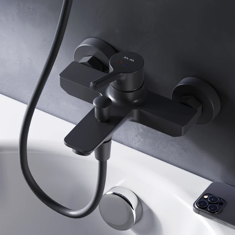 Wannenarmatur X-Joy S, Schwarz – FXB10022