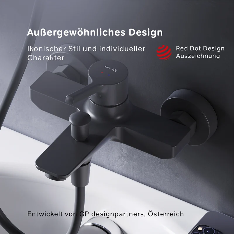Wannenarmatur X-Joy S, Schwarz – FXB10022