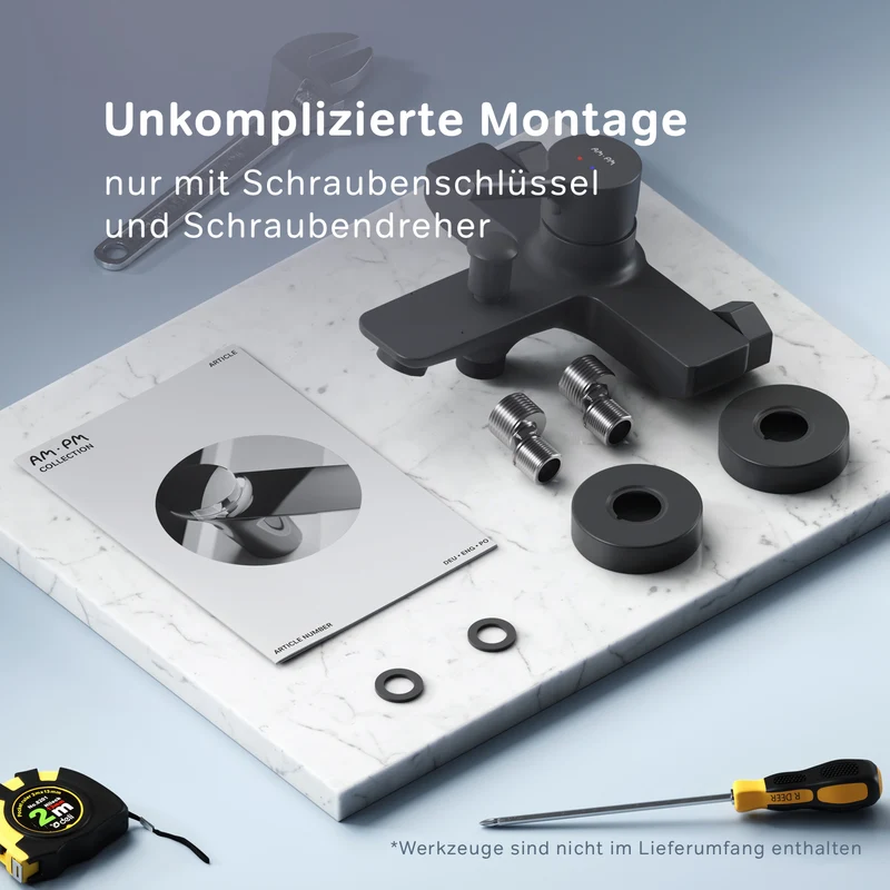 Wannenarmatur X-Joy S, Schwarz – FXB10022