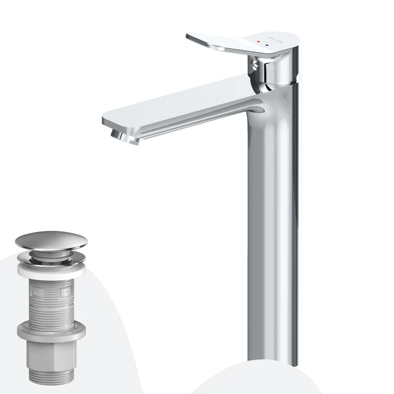 Hohe Waschtischarmatur X-Joy mit Klick-Ablaufgarnitur – FXA92200