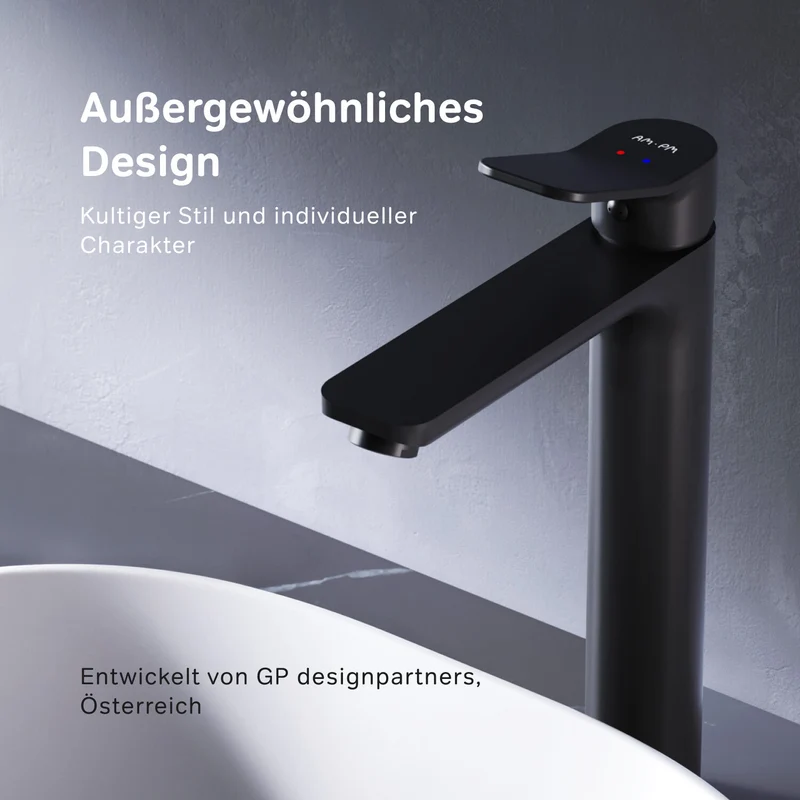 Hohe Waschtischarmatur X-Joy, Schwarz – FXA92022