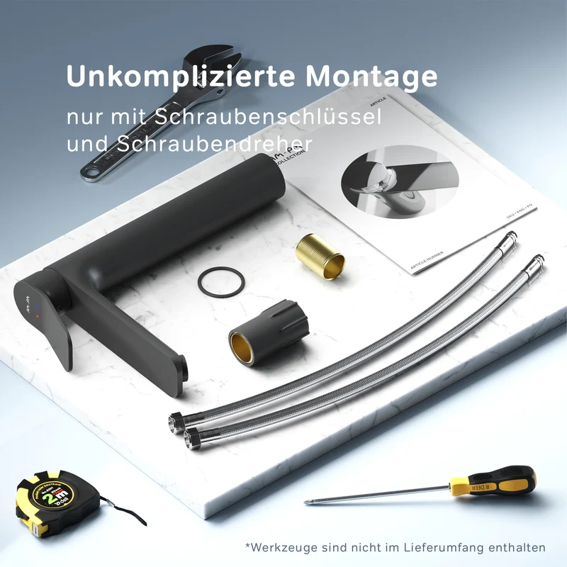 Hohe Waschtischarmatur X-Joy, Schwarz – FXA92022