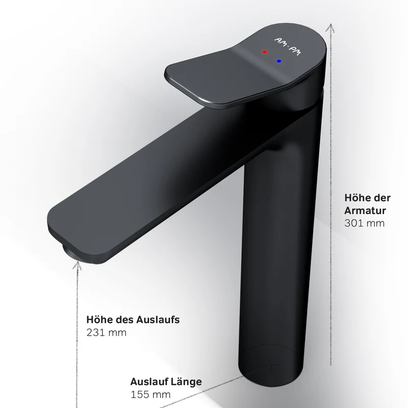 Hohe Waschtischarmatur X-Joy, Schwarz – FXA92022