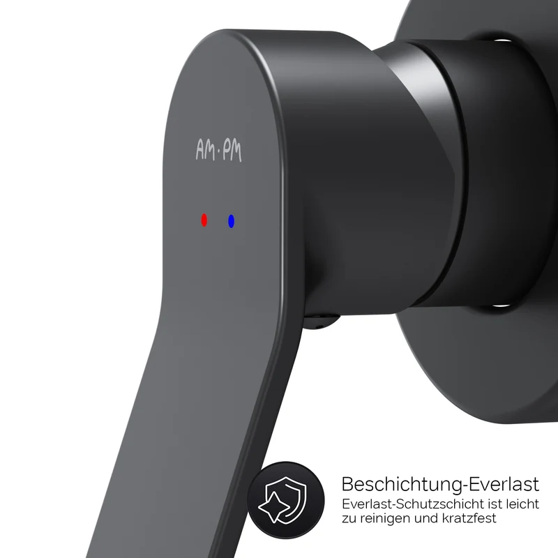 Unterputz-Duscharmatur X-Joy, Schwarz – FXA65022