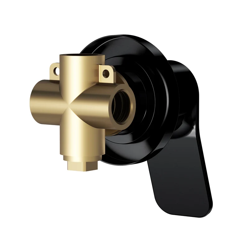 Unterputz-Duscharmatur X-Joy, Schwarz – FXA65022