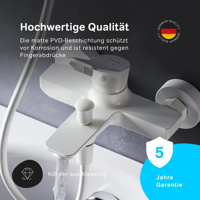 Wannenarmatur X-Joy, Weiß – FXA10033
