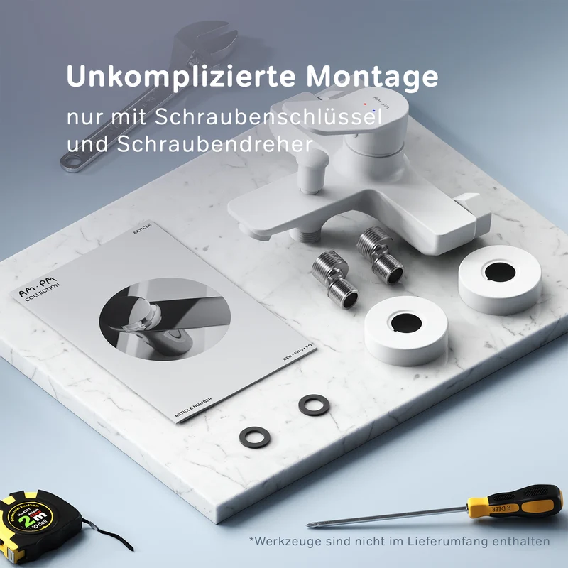 Wannenarmatur X-Joy, Weiß – FXA10033