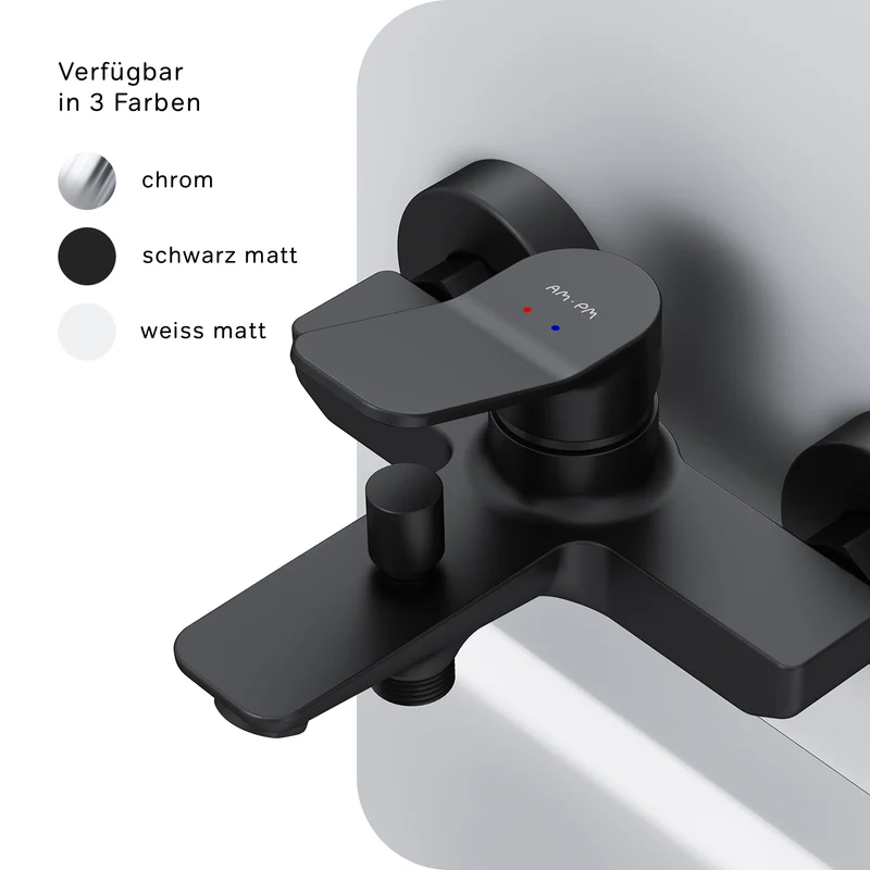 Wannenarmatur X-Joy, Schwarz – FXA10022
