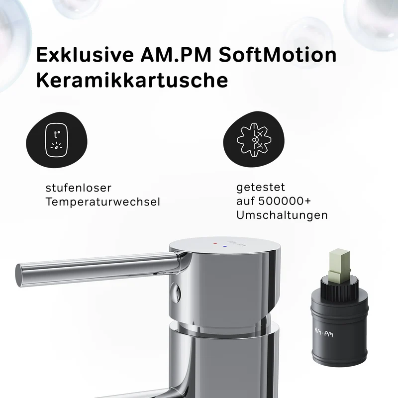 Hohe Waschtischarmatur Spike mit Klick-Ablaufgarnitur – FPA92200