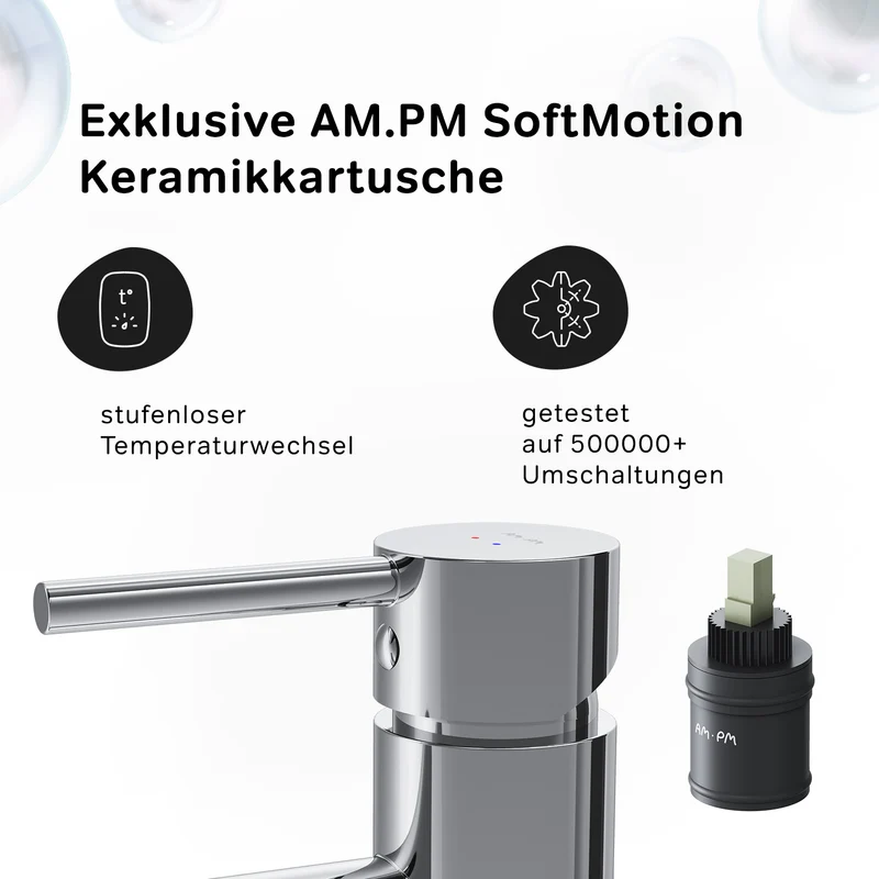 Waschtischarmatur Spike mit Klick-Ablaufgarnitur – FPA82100