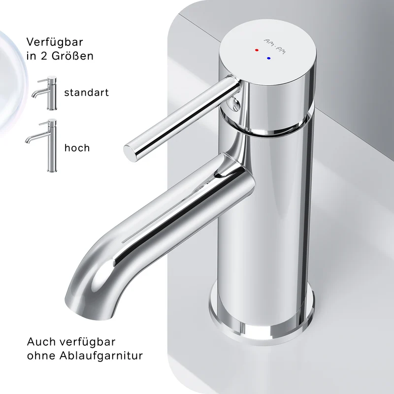 Waschtischarmatur Spike mit Klick-Ablaufgarnitur – FPA82100