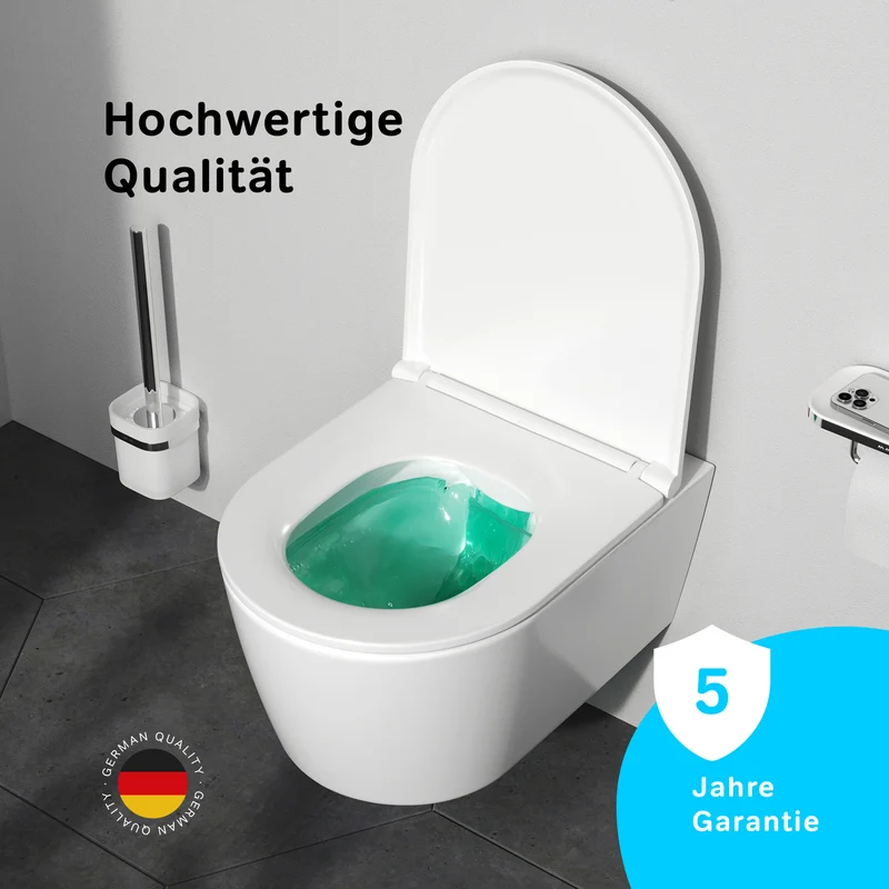 WC-Komplettset Func mit Vorwandelement und Betätigungsplatte in Chrom – IIS90151.FA1700