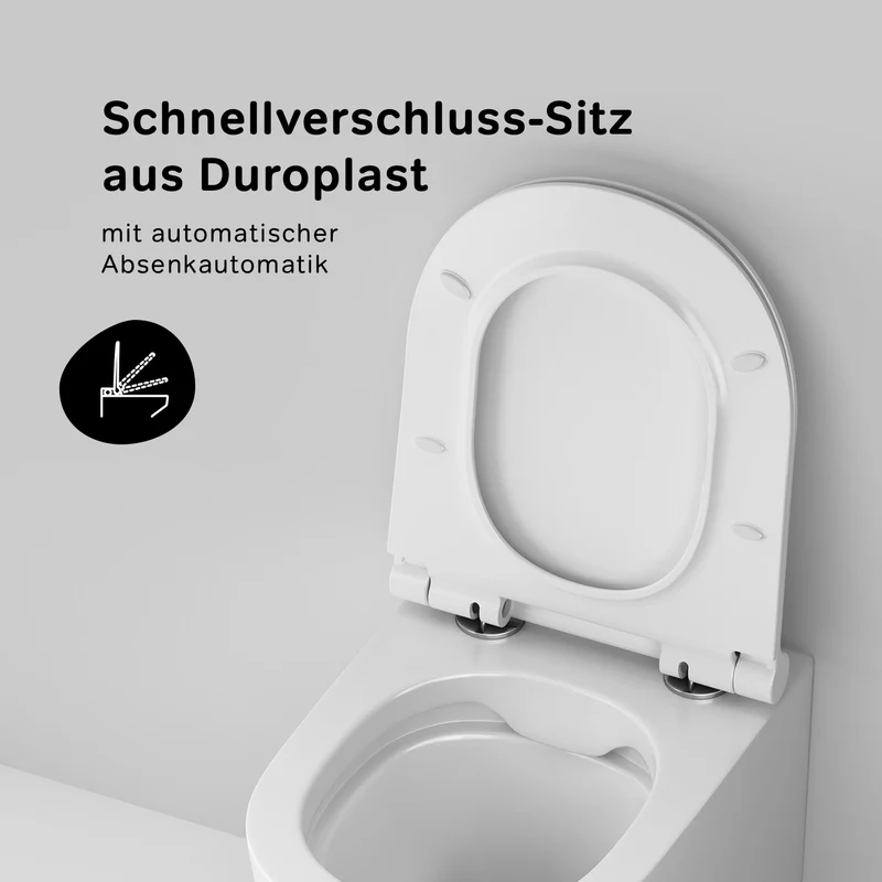 WC-Komplettset X-Joy S mit Vorwandelement und Betätigungsplatte in Chrom – IIS90151.XB1700