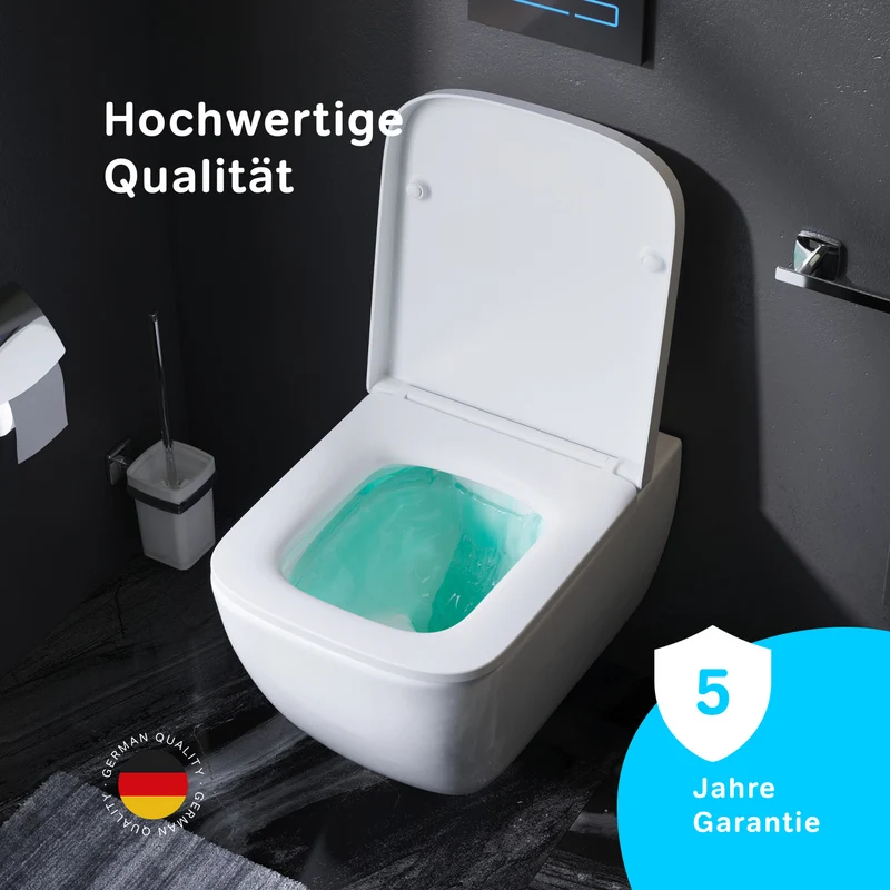 WC-Komplettset Gem mit Vorwandelement und Betätigungsplatte in Chrom – IIS90151.GA1700