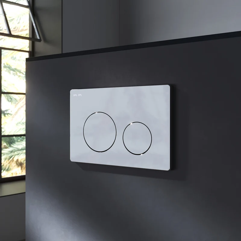 WC-Komplettset Gem mit Vorwandelement und Betätigungsplatte in Chrom – IIS90151.GA1700