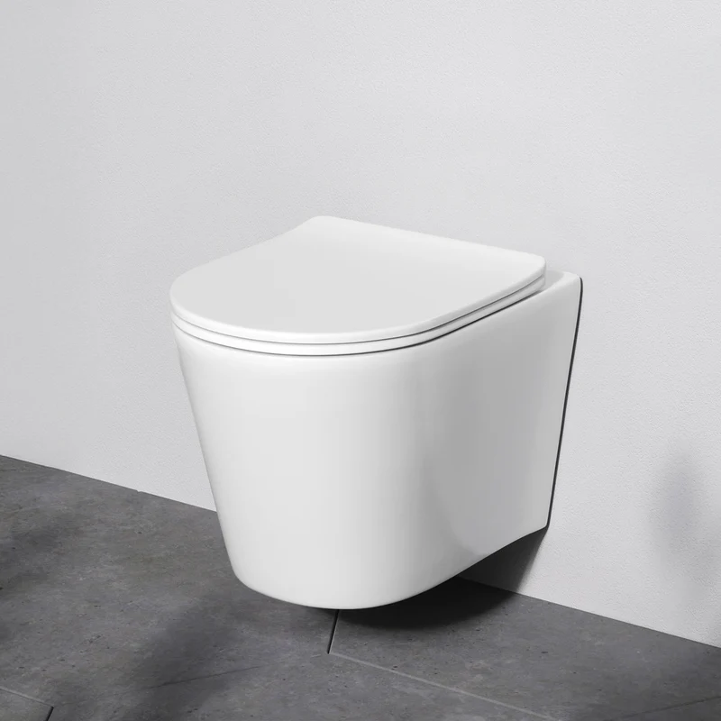 Wand-WC Spike AquaSpin spülrandlos mit WC-Sitz – CPA1900SC