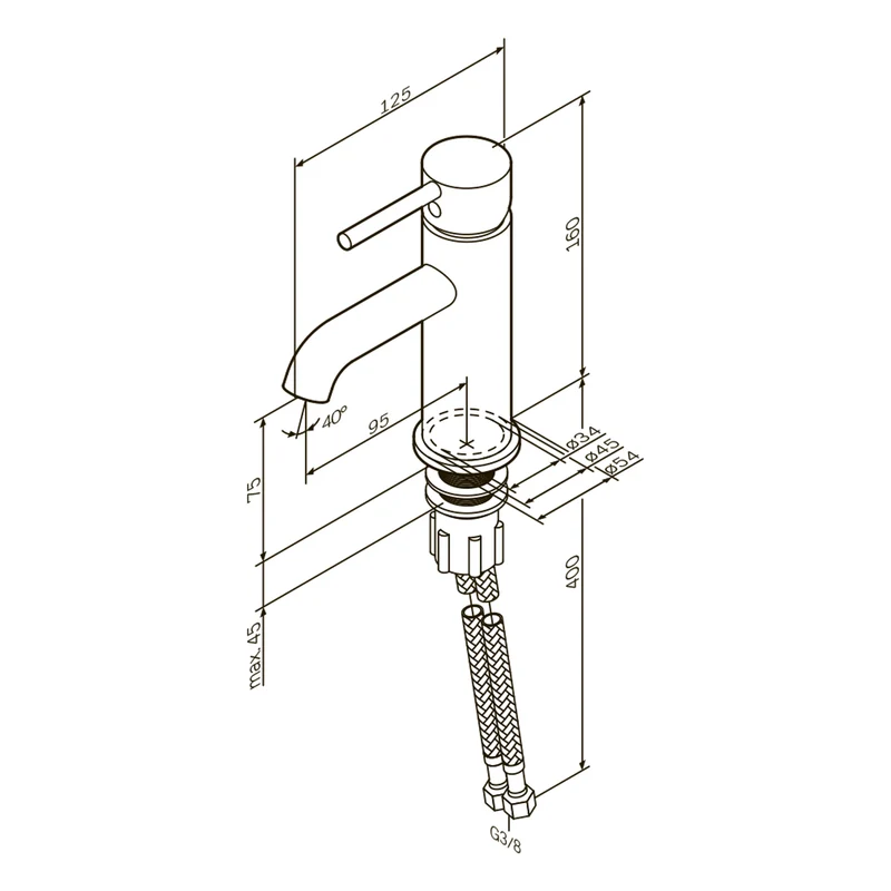 Waschtischarmatur Spike – FPA02100