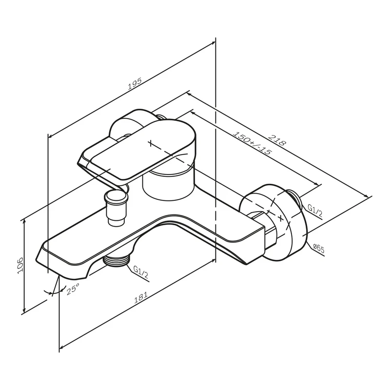 Wannenarmatur Flash – FNA10000