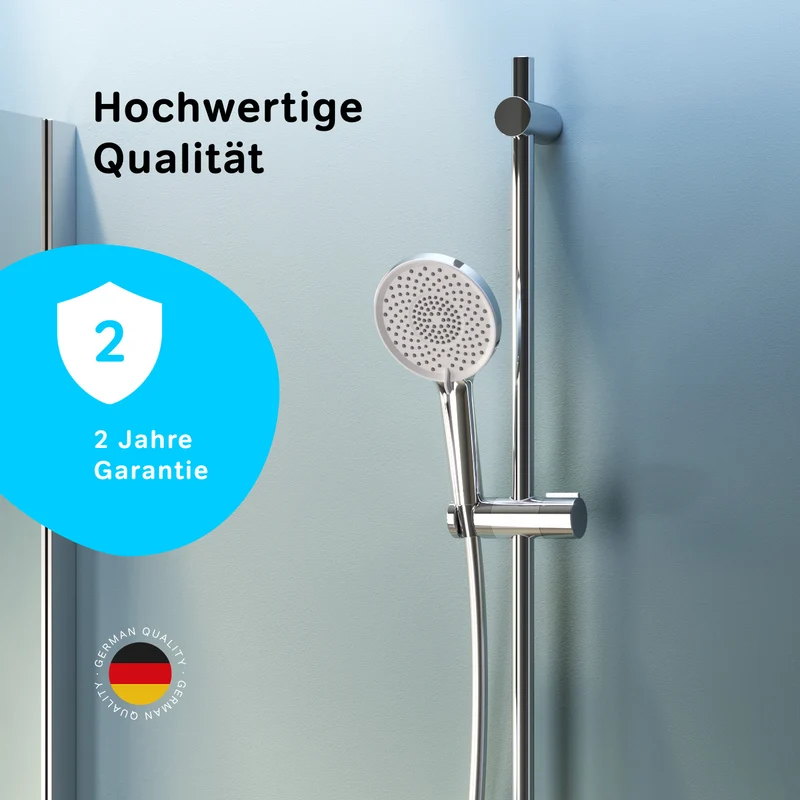 Armaturen-Set X-Joy mit Duschthermostat und Duschset – F408XA46