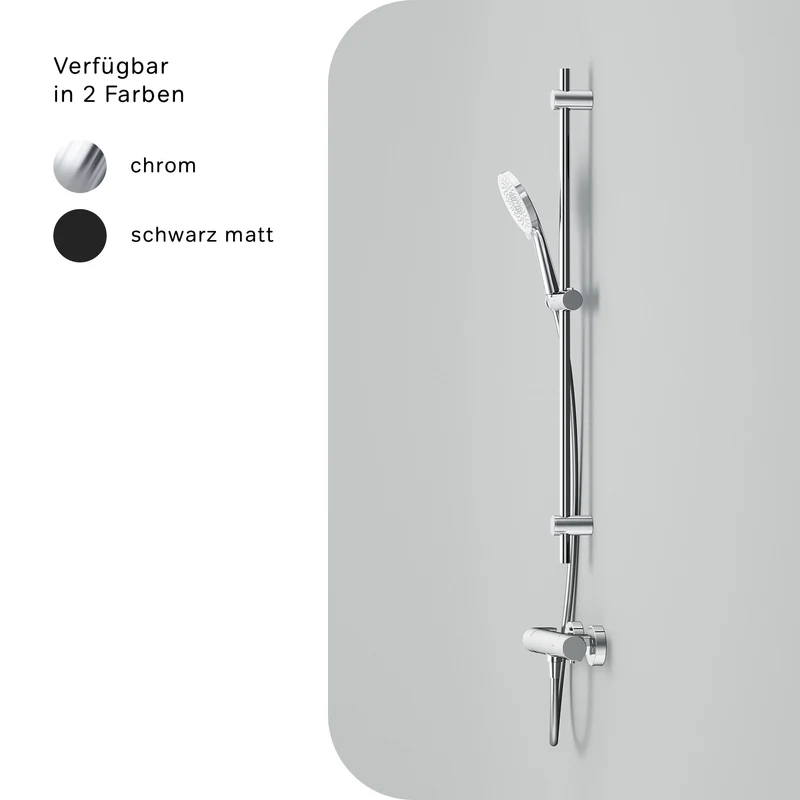 Armaturen-Set X-Joy mit Duschthermostat und Duschset – F408XA46