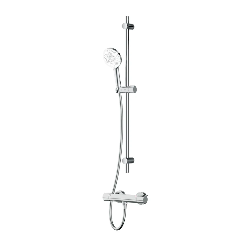 Armaturen-Set X-Joy mit Duschthermostat und Duschset – F408XA46