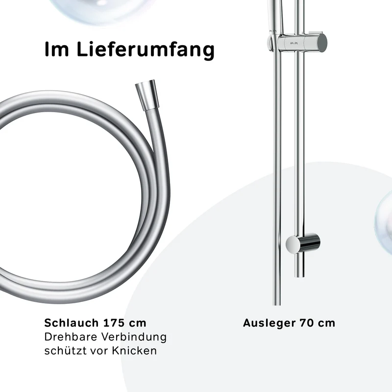 DuschSet X-Joy Brausegarnitur Stangenbrause-Set – F01XA000