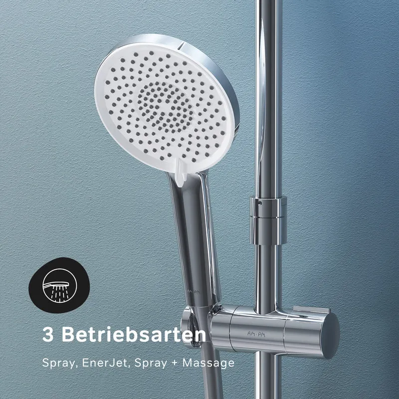 Duschsystem X-Joy mit Thermostat und Regendusche – F07XA400