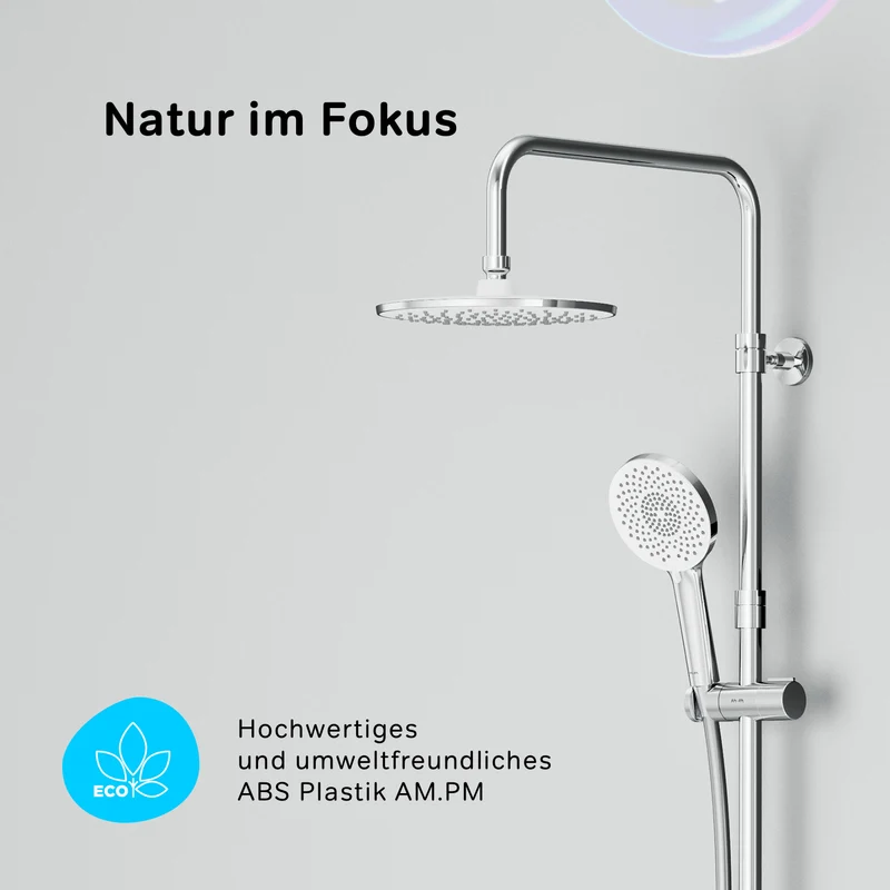 Duschsystem X-Joy mit Thermostat und Regendusche – F07XA400