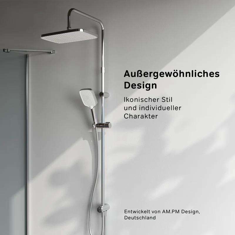 Duschsystem Func mit Regendusche – F07FA000