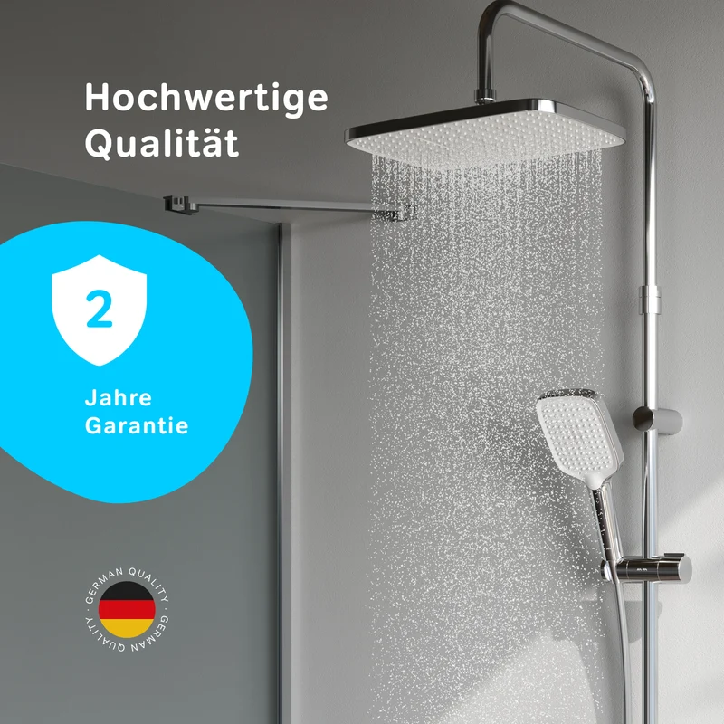 Duschsystem Func mit Regendusche – F07FA000