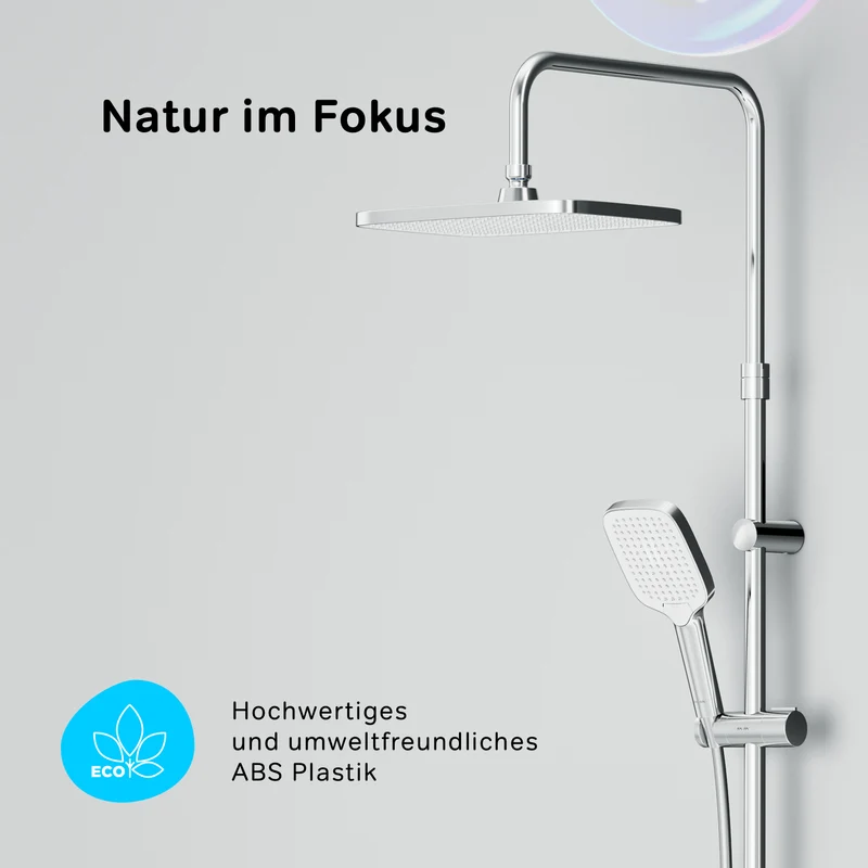 Duschsystem Func mit Regendusche – F07FA000