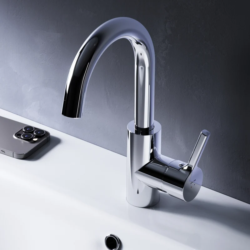Waschtischarmatur X-Joy S mit drehbarem Auslauf – FXB02700