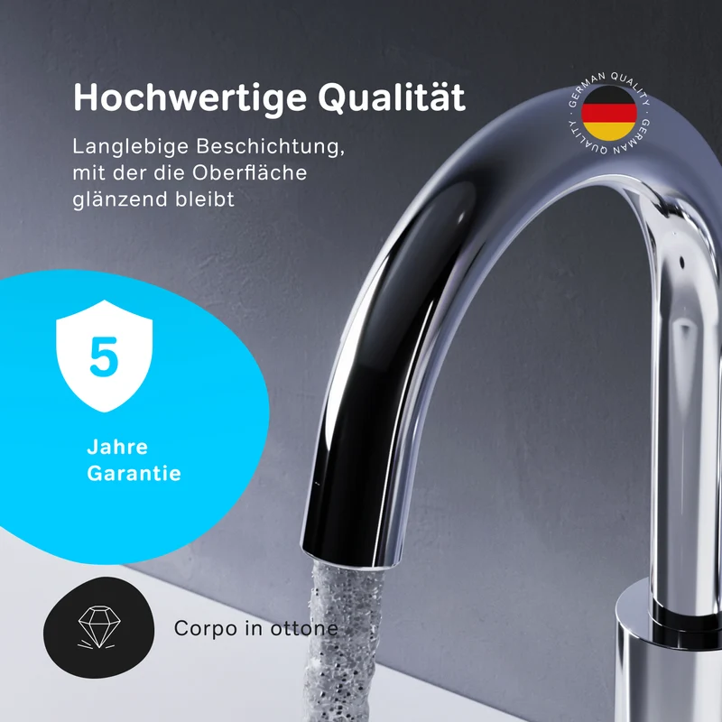 Waschtischarmatur X-Joy S mit drehbarem Auslauf – FXB02700