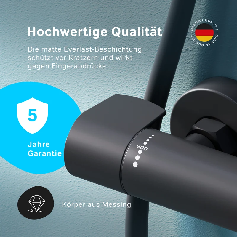 Duschthermostat X-Joy, Schwarz – FXA40022