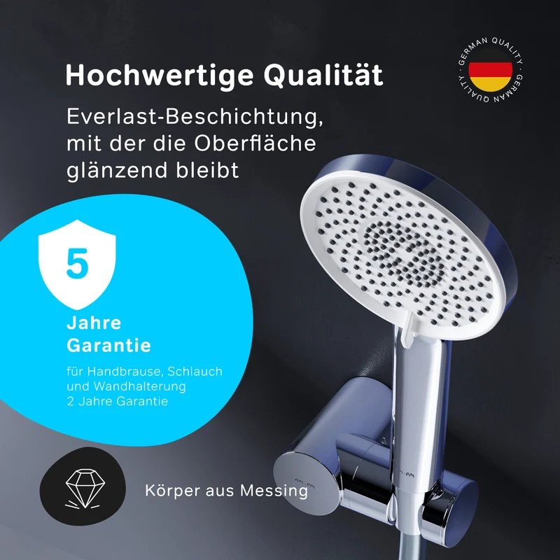 Wannenarmatur X-Joy mit Handbrause und Halter – FXA15000