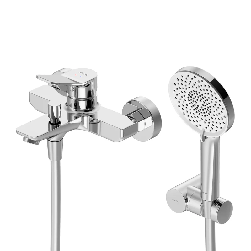 Wannenarmatur X-Joy mit Handbrause und Halter – FXA15000