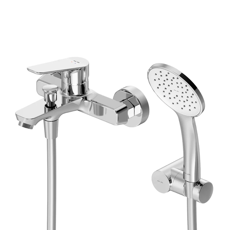 Wannenarmatur Hit mit Handbrause und Halter – FTA15000