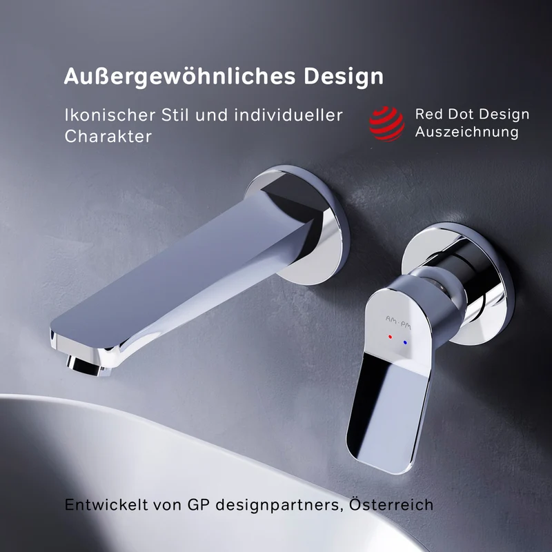Unterputz-Waschtischarmatur X-Joy für Wandmontage – FXA72600