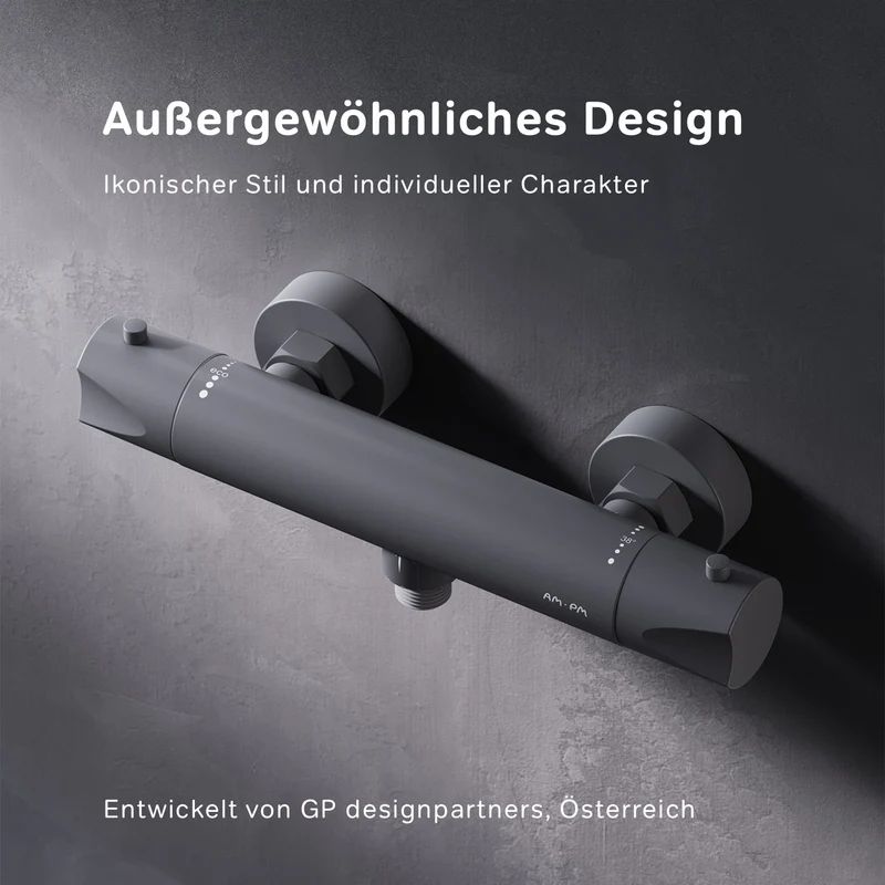 Duschthermostat Hit, Schwarz – FTA40022