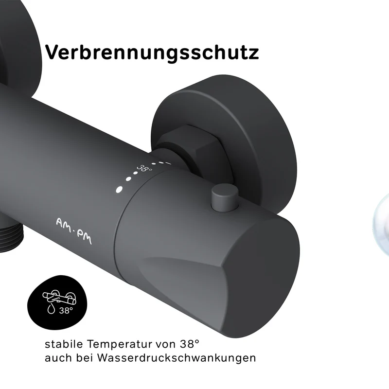 Duschthermostat Hit, Schwarz – FTA40022