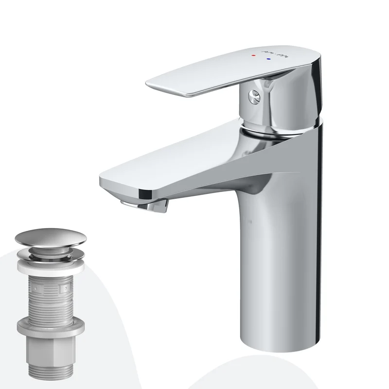 Waschtischarmatur Gem mit Klick-Ablaufgarnitur – FGA82100