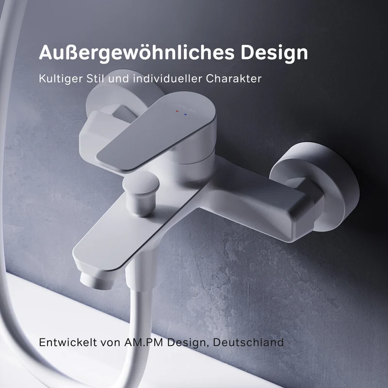 Wannenarmatur Hit, Weiß – FTA10033