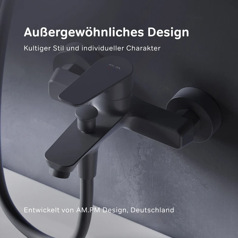 Wannenarmatur Hit, Schwarz – FTA10022