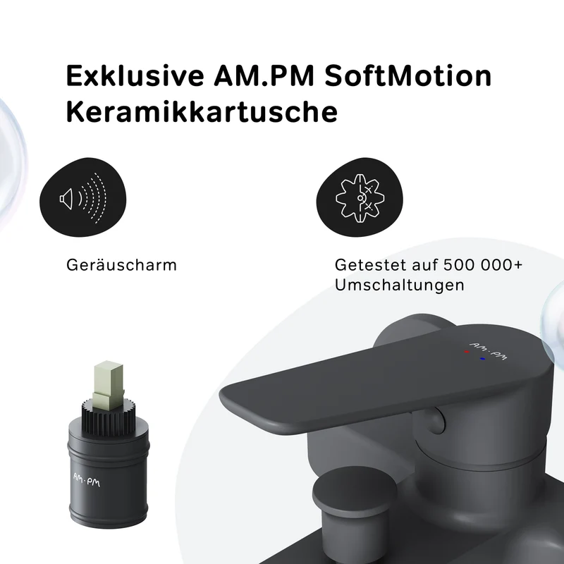 Wannenarmatur Hit, Schwarz – FTA10022