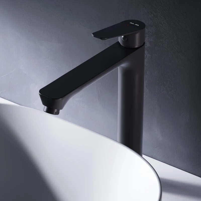 Hohe Waschtischarmatur Hit, Schwarz – FTA92022